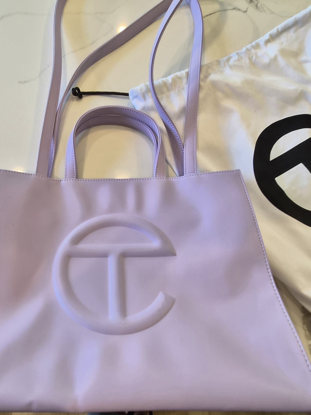 Telfar Large Lavender Tote Bag -Like New!